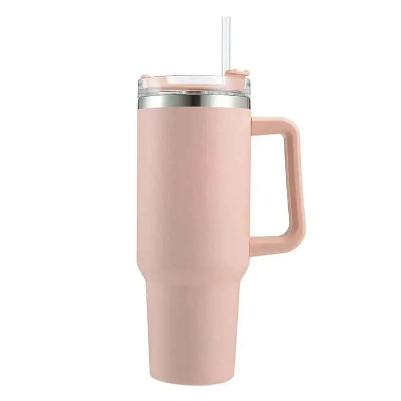Stainless Steel Vacuum Flask with Straw 900ml