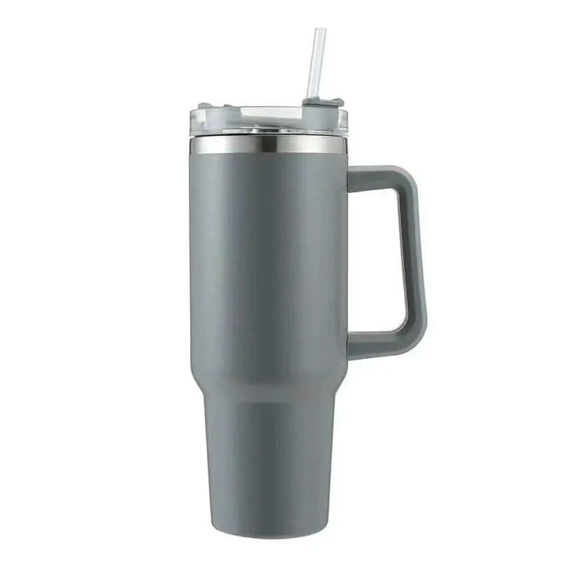 Stainless Steel Vacuum Flask with Straw 900ml