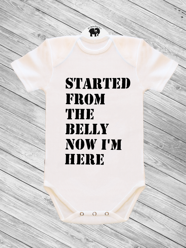 Started from the belly Onsie