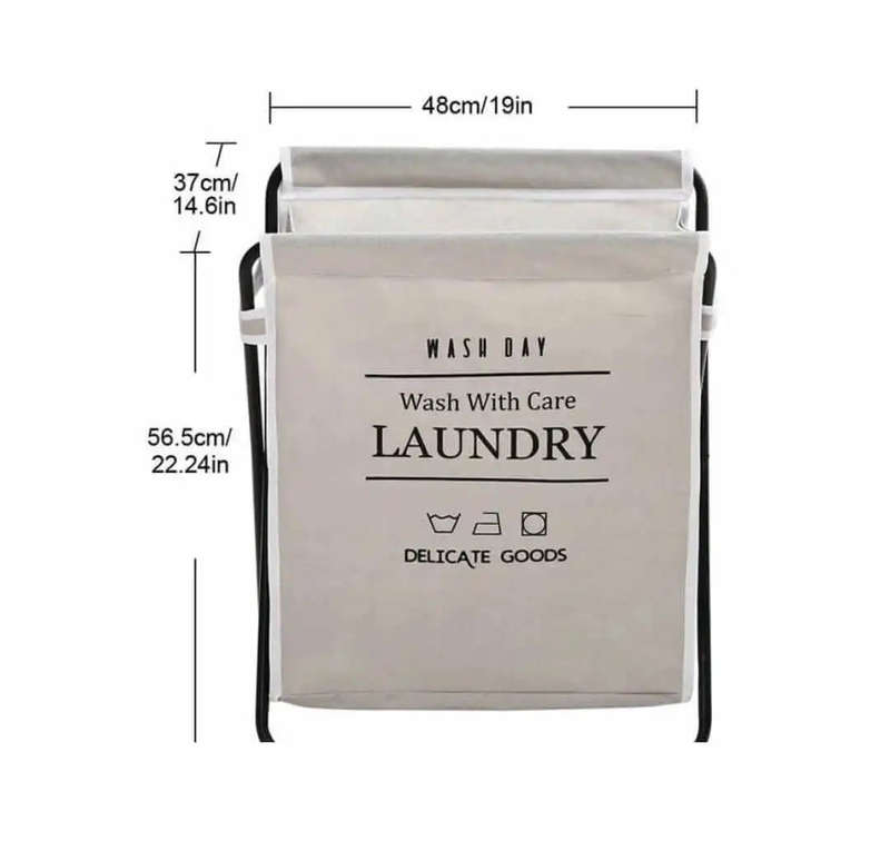 Steel Frame Collapsible Laundry Basket
