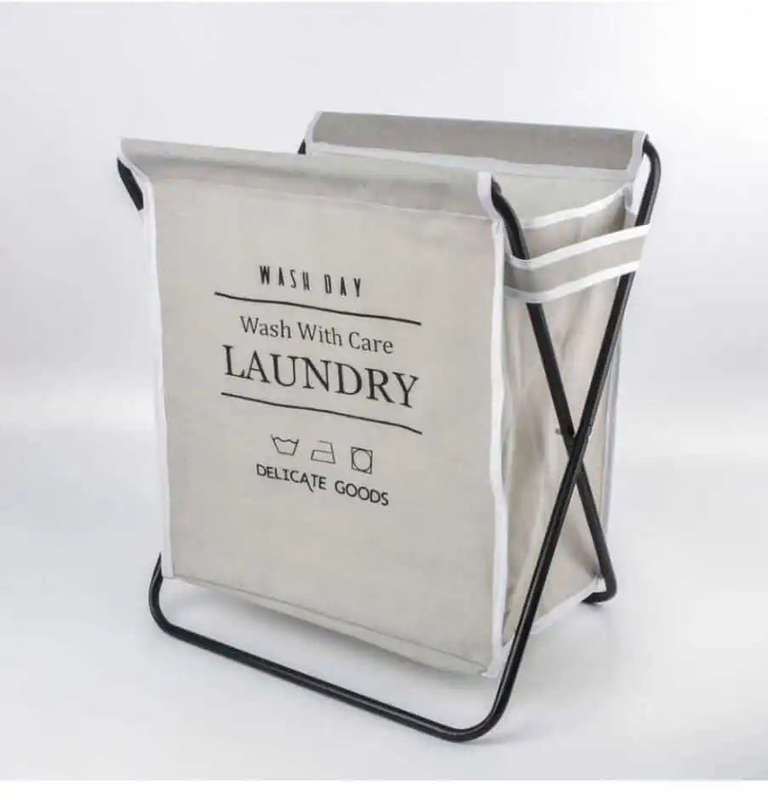 Steel Frame Collapsible Laundry Basket