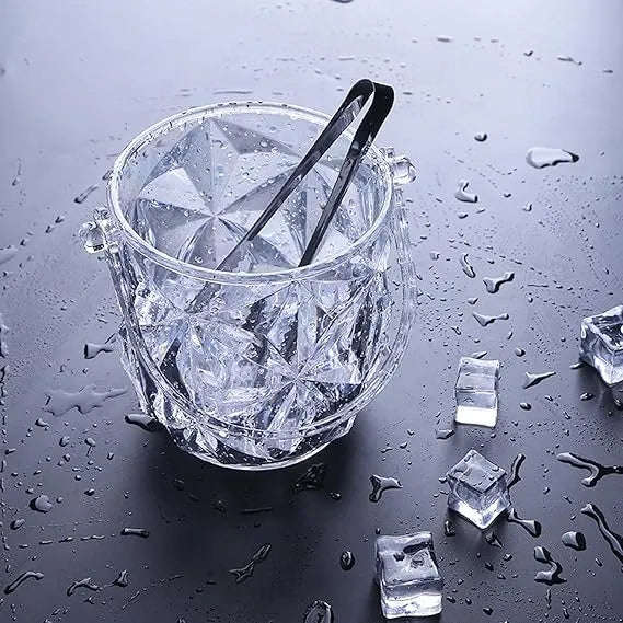 Transparent Crystal Ice Bucket