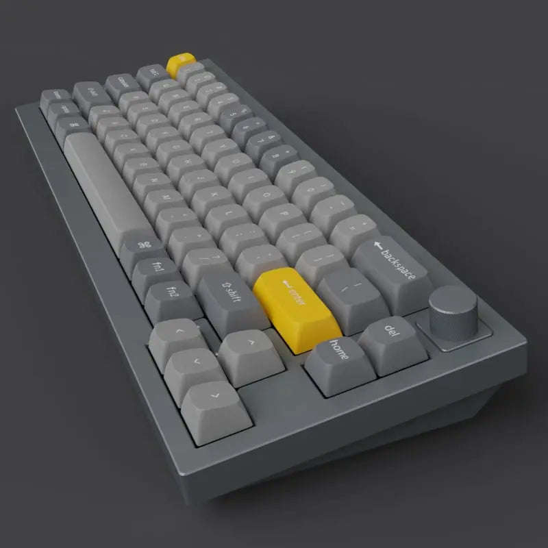 Keychron Q2 65% Red G Pro Switches Aluminium RGB Wired Keyboard  Grey