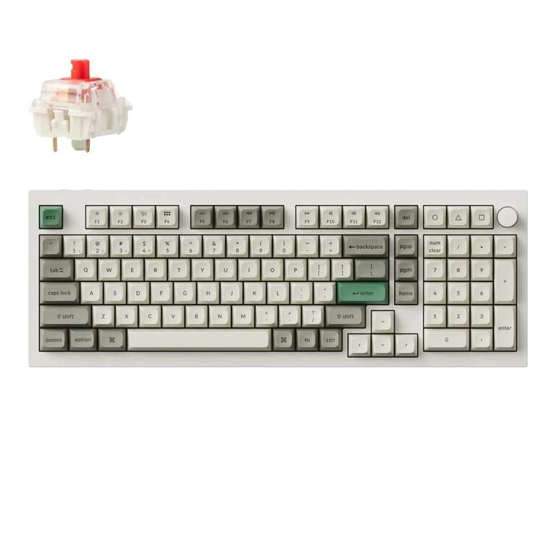 Keychron Q5M-M1 QMKVIA Wireless Custom Keyboard  Shell White