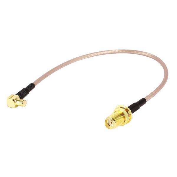 90 degree MMCX to Straight SMA 10cm