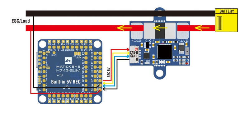 AP_Periph CAN Digital Power Monitor, CAN-L4-BM