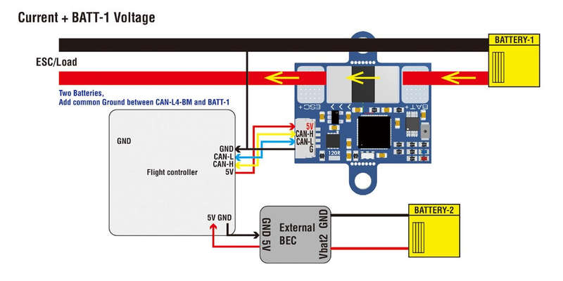 AP_Periph CAN Digital Power Monitor, CAN-L4-BM