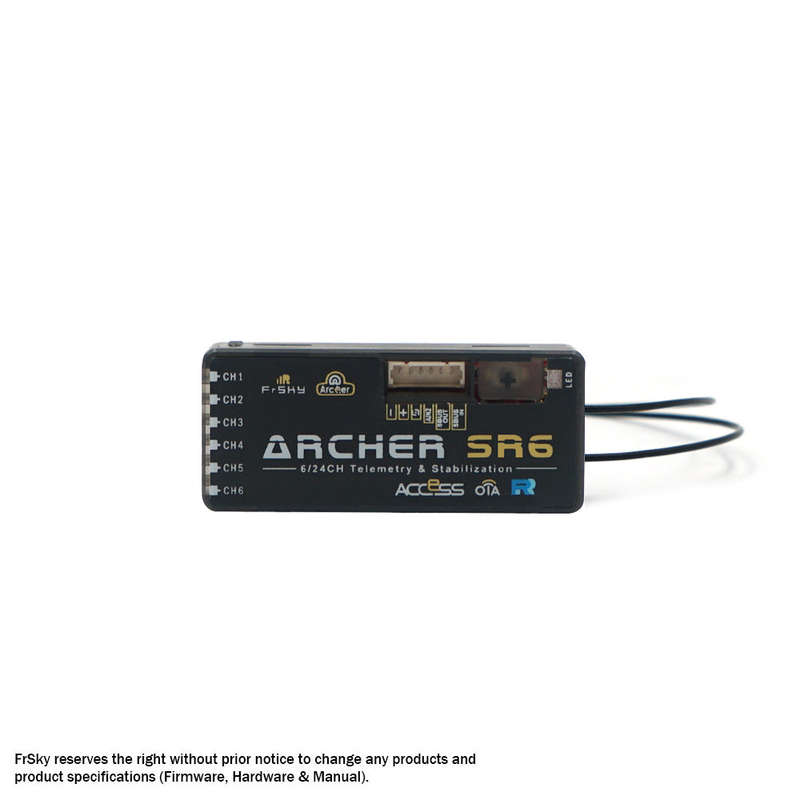 FrSky 2.4GHz ACCESS ARCHER SR6 RECEIVER