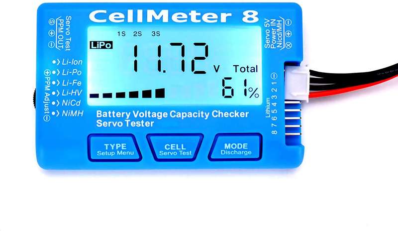 Cell Meter 8 Battery & Servo Tester