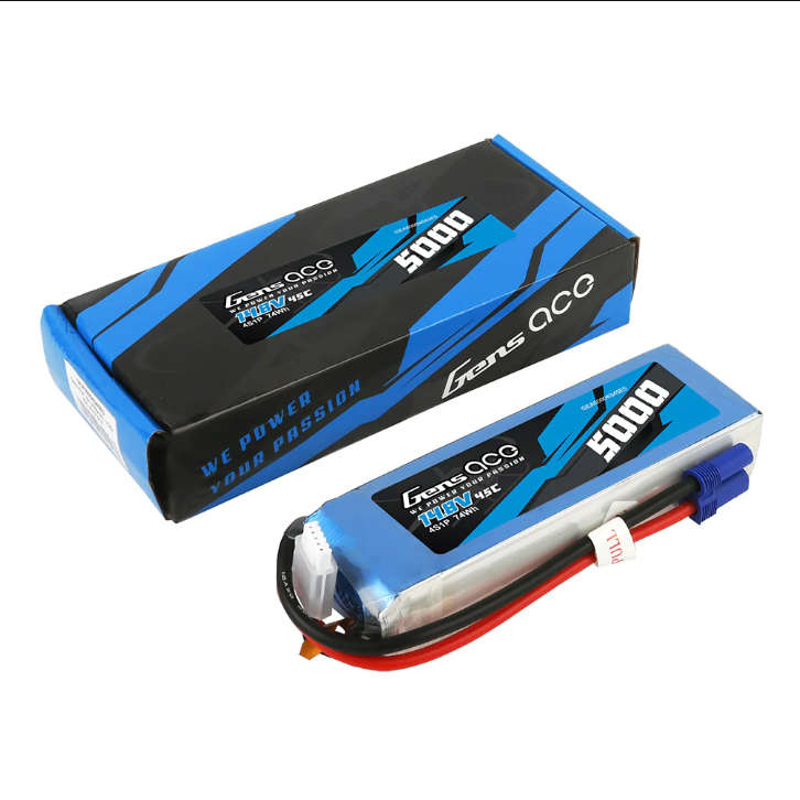 Gens Ace 5000mAh 4S1P 45C 14,8V LiPo Battery