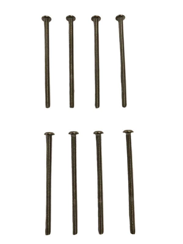 M3 50mm Stainless Steel Screws (8pcs) - Full Thread