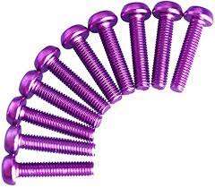 M3x12mm round head Alu screws