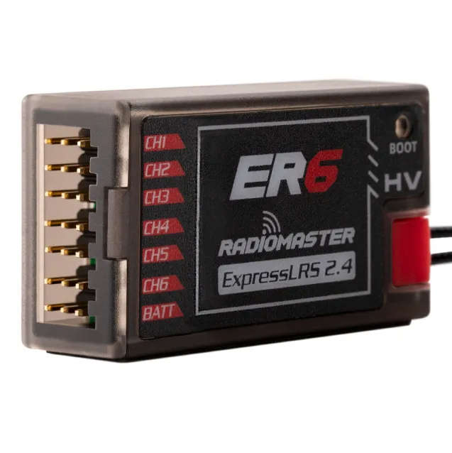 RadioMaster - ER6 2.4ghz PWM ExpressLRS 6 Channel receiver