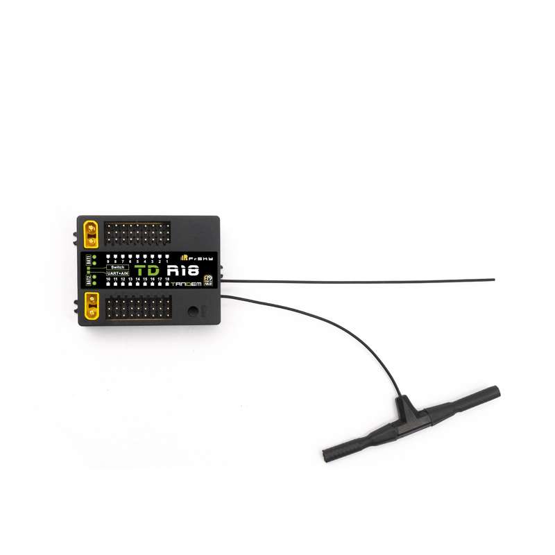 FrSky 2.4G900M Tandem Dual-Brand Receiver TD R18 Receiver with 18CH Ports