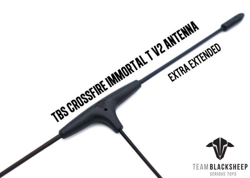TBS Crossfire Immortal T Antenna V2 - Extra Extended Version
