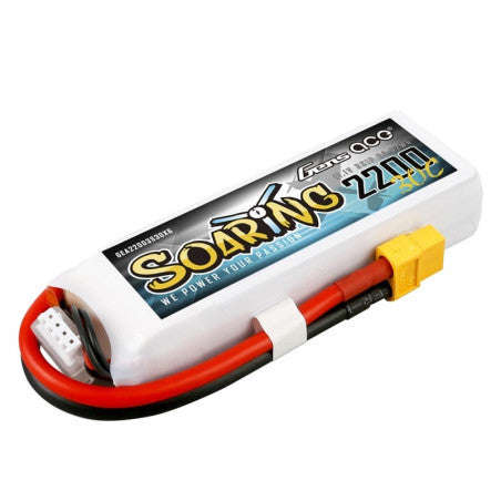 Gens Ace 2200mAh 3S 30C 11.1V LiPo Battery