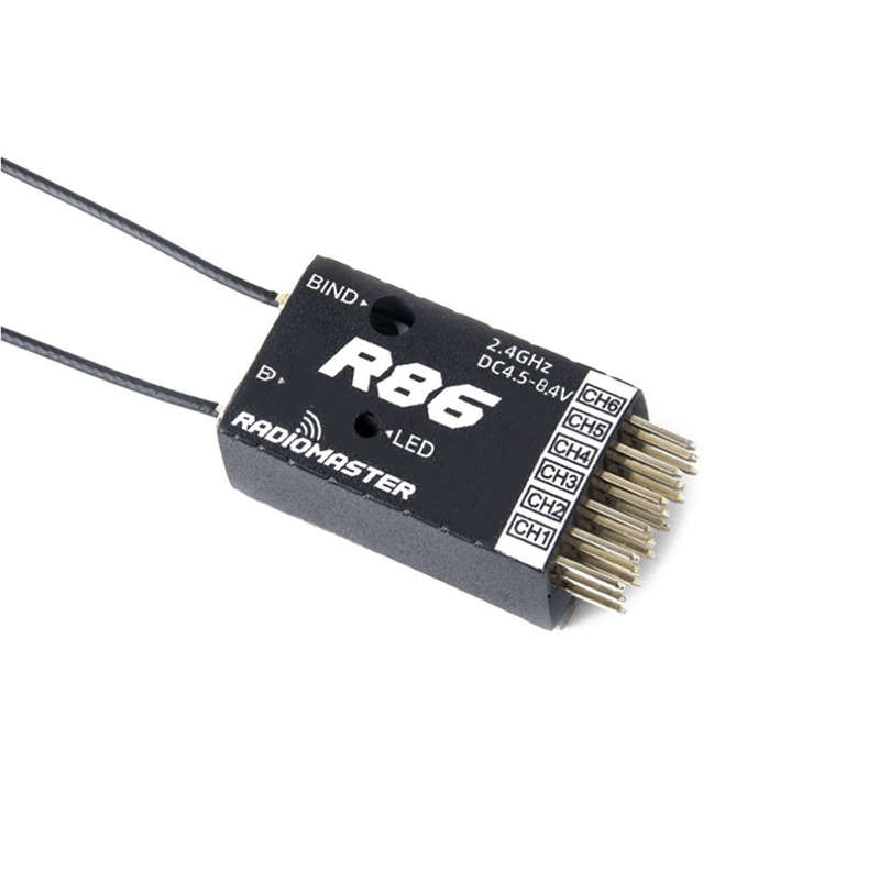RadioMaster - R86 V2 6ch Frsky D8 Compatible PWM Receiver
