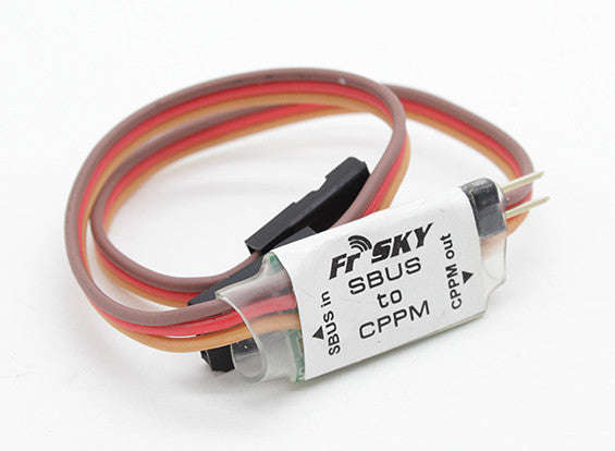 FrSky S-BUS to CPPM decoder