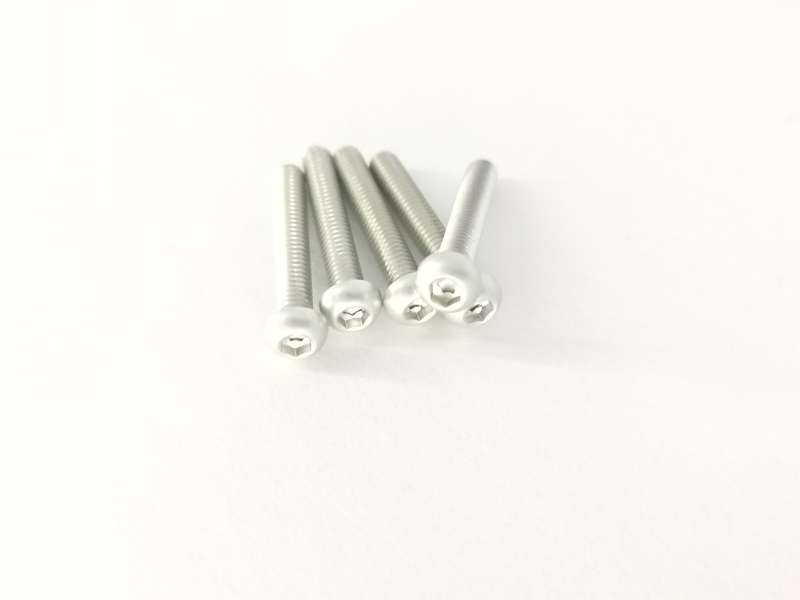 7075 M4*25mm button head screw silver 10pcs/bag