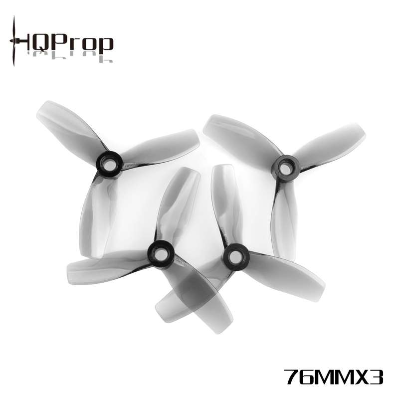 HQProp D76MMX3 for Cinewhoop Grey (2CW+2CCW) Poly Carbonate