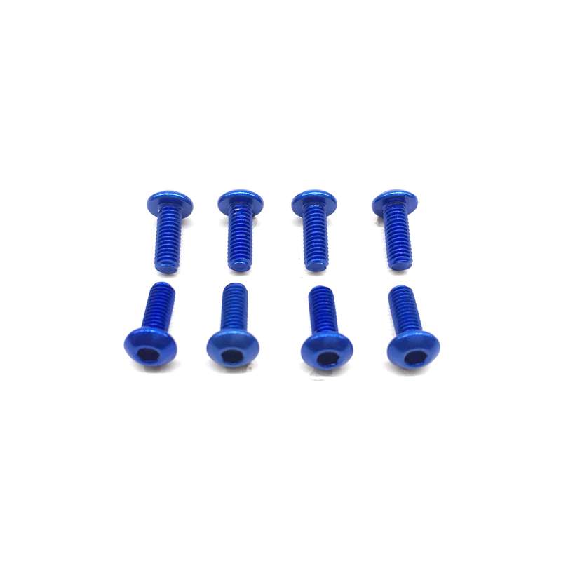 M3 x 10mm round head Alu screw 7075