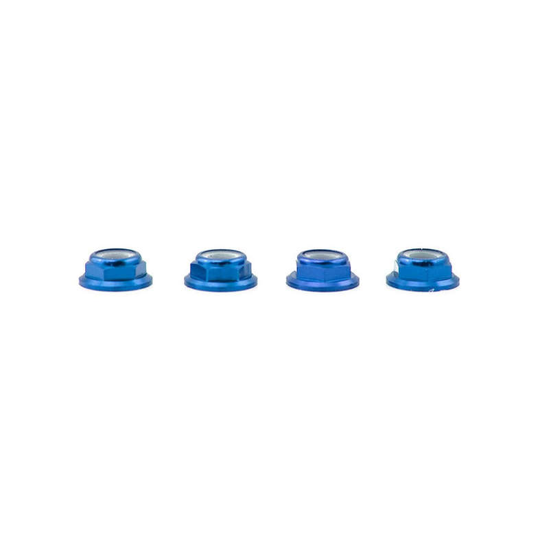 M5 Alu Loc Nuts With Flange CCW (Left hand / Reverse) x 4