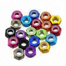 M5 Alu Loc Nuts Without Flange CW (Right Hand / Normal) x4