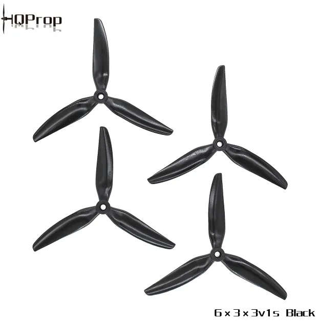HQProp 6X3X3V1S (2CW+2CCW)-Poly Carbonate DP6X3X3V1S-PC