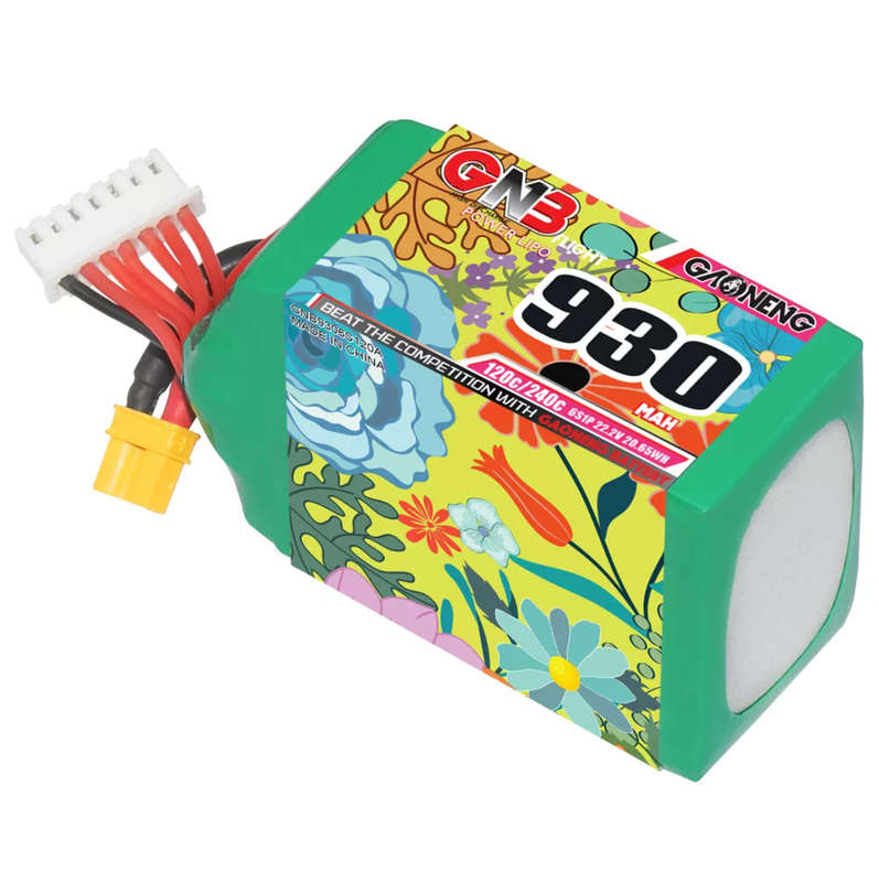 GNB 930mAh 22.2V 6S 120C Lipo Battery - XT30