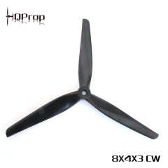 HQ MacroQuad Prop 8X4X3 Black-Glass Fiber Nylon