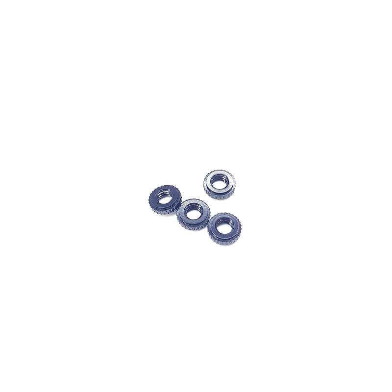 2MM THREADED ANODIZED STACK SPACER / NUT (4 per bag)
