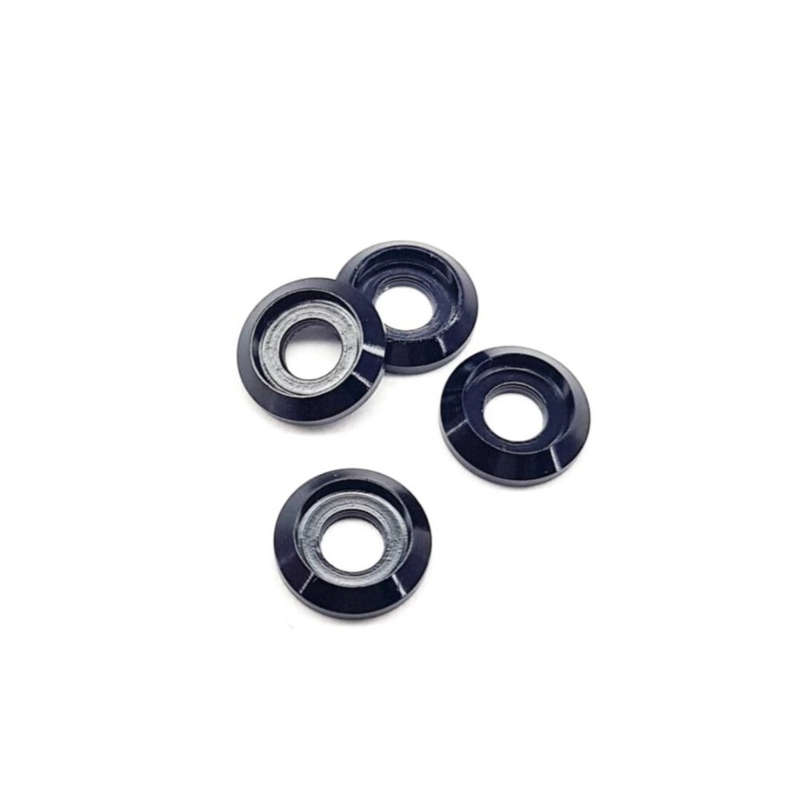 M3 Aluminum Washer for button-head screws - Black(4 per bag)