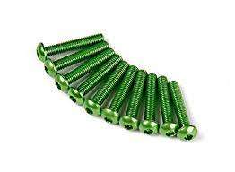 M3x16mm round head Alu screws