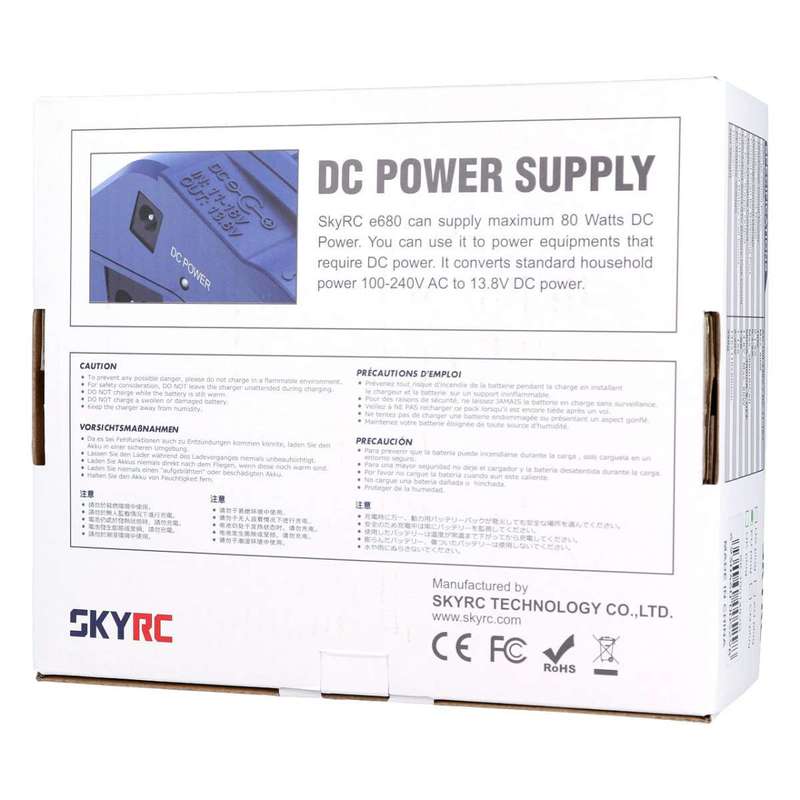 SkyRC e680 Charger 10A 80W