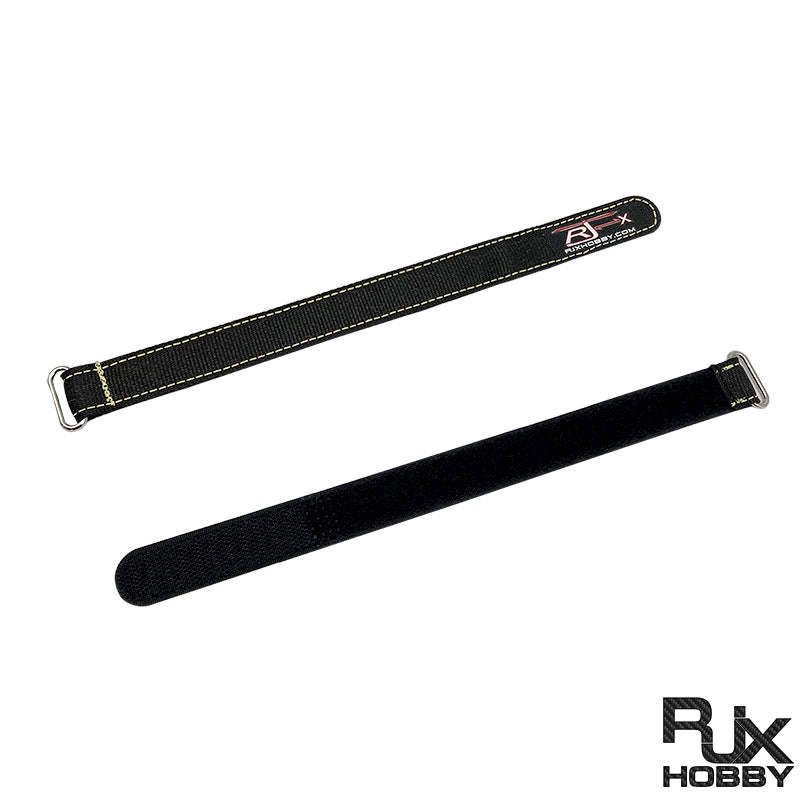 Flying Robot Zinc Alloy Seamless Buckle Kevlar Battery Strap - 2pcs