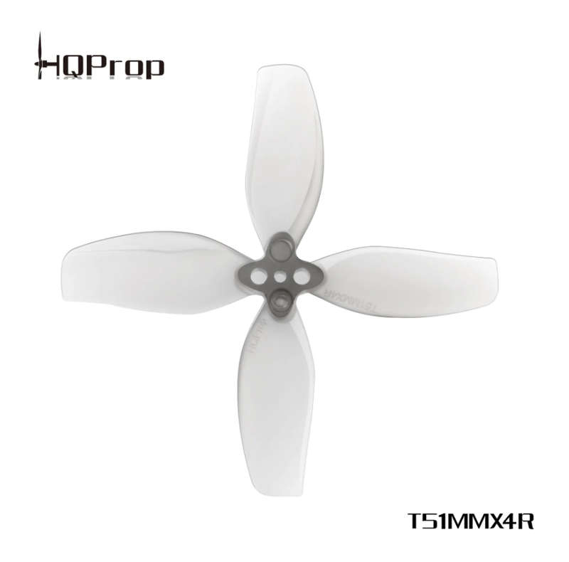 HQProp T51MMX4 Light Grey (2CW+2CCW)-Poly Carbonate