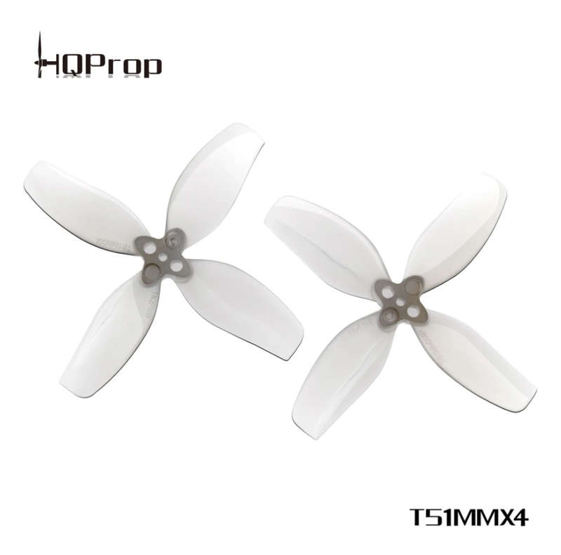 HQProp T51MMX4 Light Grey (2CW+2CCW)-Poly Carbonate