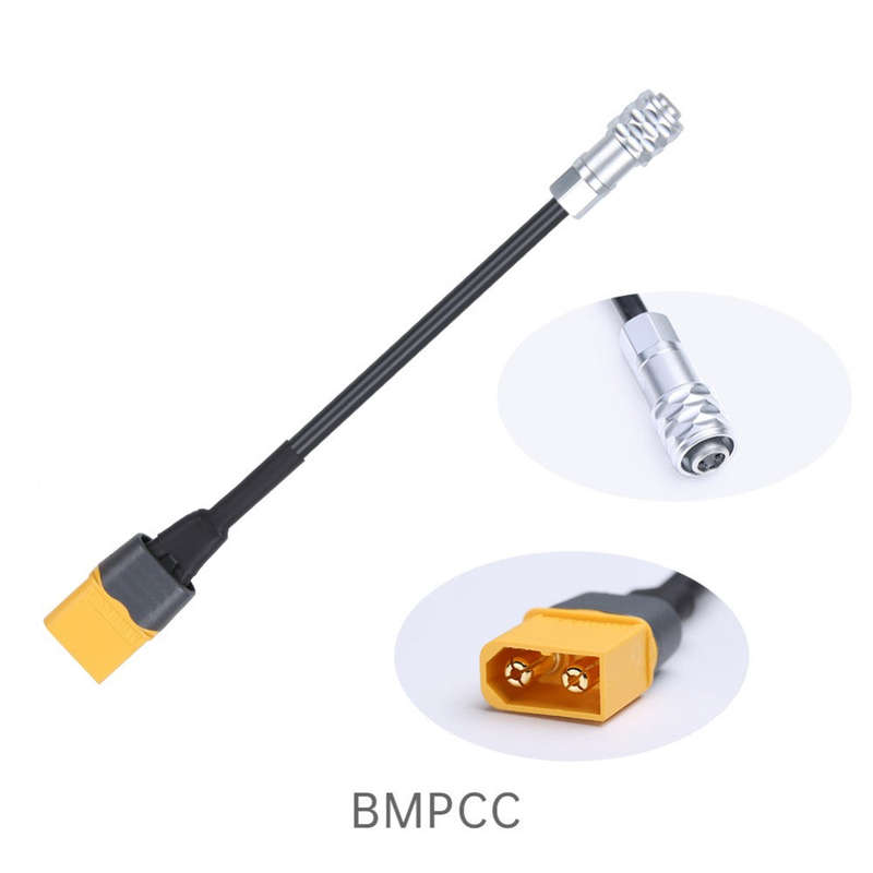 XT60H-Male Power Cable for BMPCC Blackmagic Camera