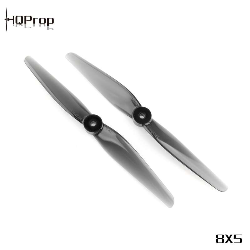 HQProp 8X5 Light Grey (2CW+2CCW)-Poly Carbonate