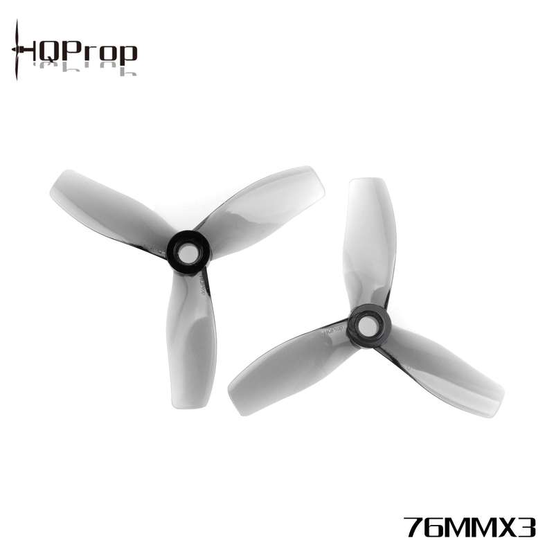 HQProp D76MMX3 for Cinewhoop Grey (2CW+2CCW) Poly Carbonate