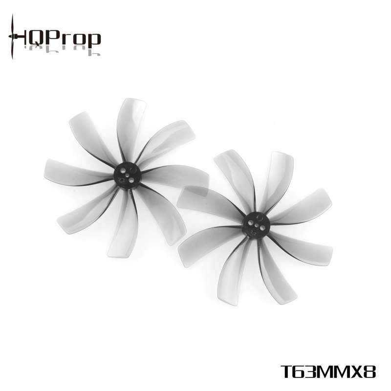 HQProp T63MMX8 Light Grey (2CW+2CCW) Poly Carbonate