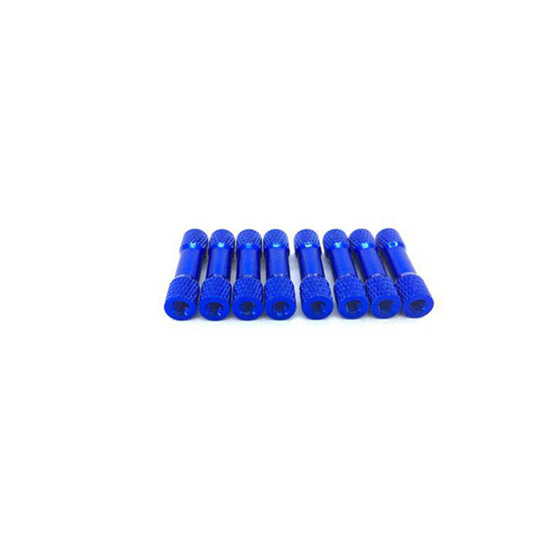 Alu Standoffs M3 20mm Tapered Textured (8 pcs in a bag)
