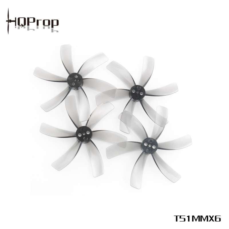 HQProp T51MMX6 Light Grey (2CW+2CCW) Poly Carbonate
