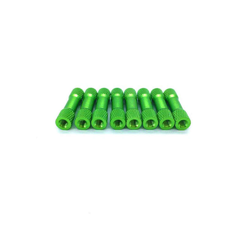 Alu Standoffs M3 30mm Tapered Textured (8 pcs in a bag)