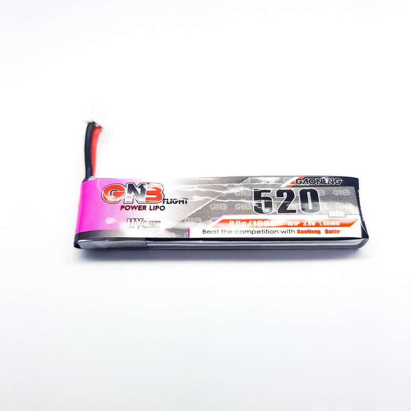 GNB 520MAH 1S 3.8V 80C PH2.0