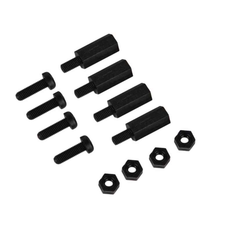 Black Nylon Flight Controller 10mm Mounting Pack