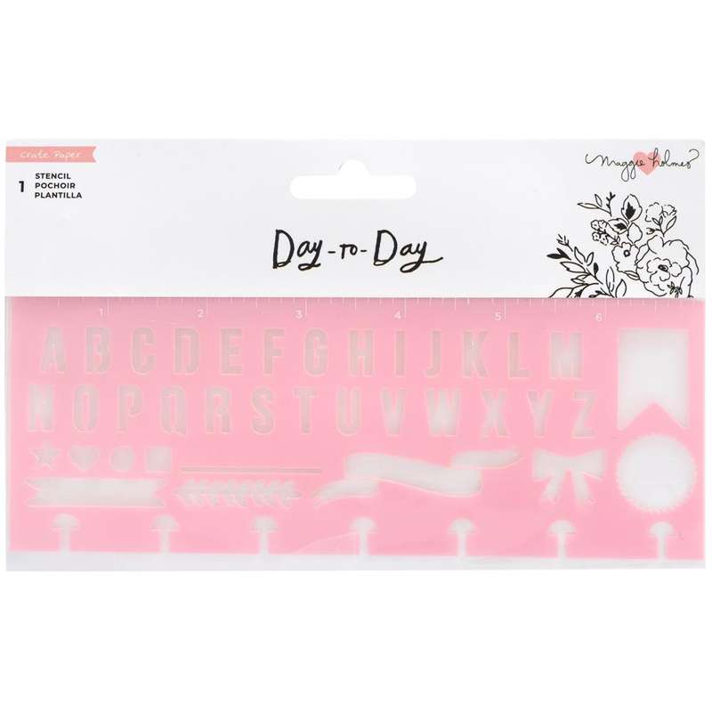Maggie Holmes Planner Stencil - Alphabet