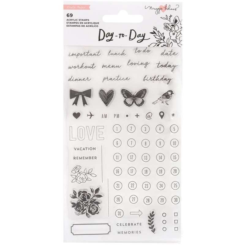 Day-To-Day Planner Clear Stamp Set