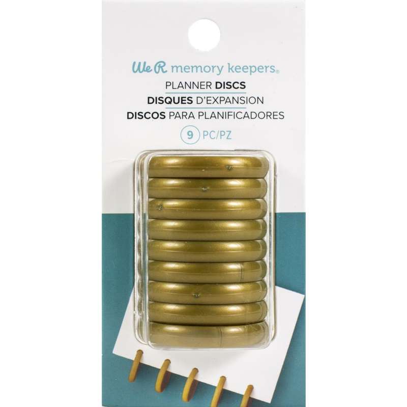 Medium Planner Discs - Gold