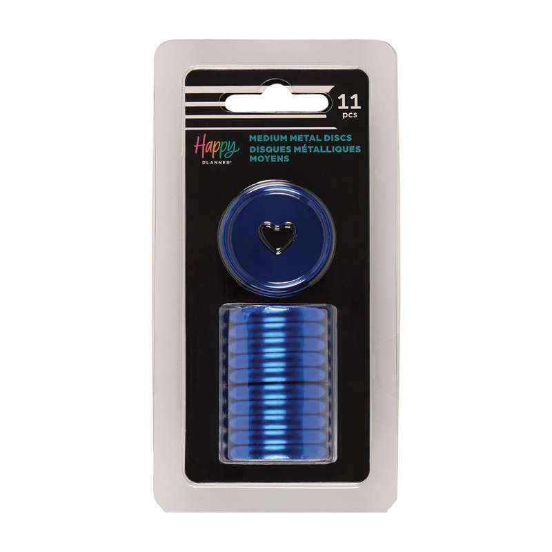 Medium Metal Discs - Santorini Blue